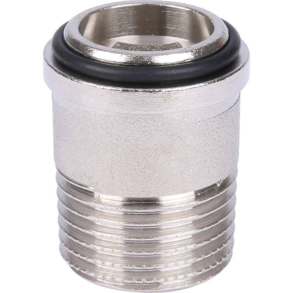 Кран шаровой полнопроходной STOUT с американкой , ВР/НР, ручка бабочка 1/2 (EPDM)