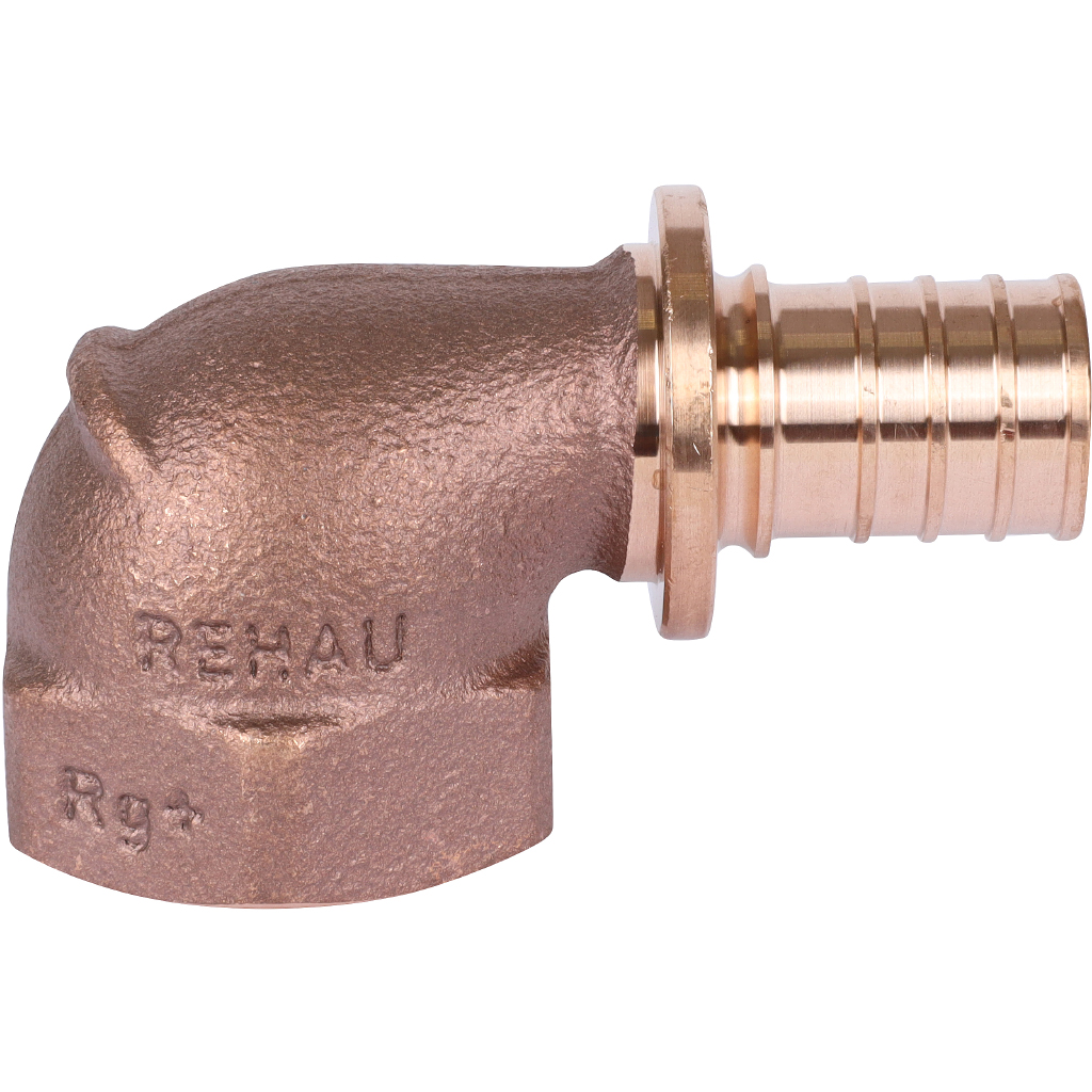 Угольник-переходник РЕХАУ RAUTITAN с внутренней резьбой 25-Rp 1 RX+ для труб из сшитого полиэтилена аксиальный, 14563571001