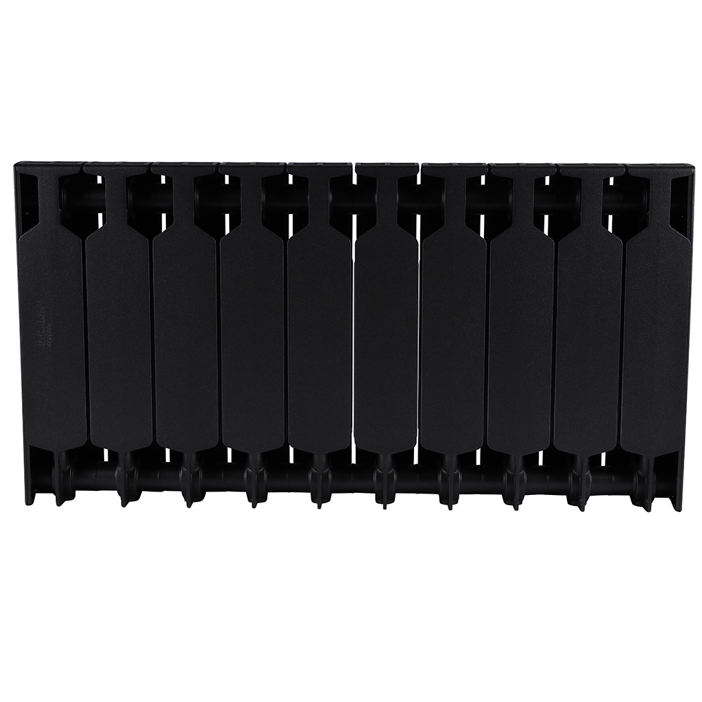 Радиатор биметаллический RIFAR SUPReMO 350 10 секций боковое подключение (Антрацит), 4RS35-10-AN