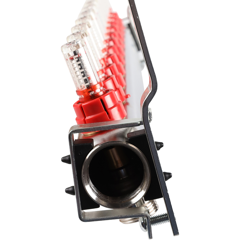 Коллектор из нержавеющей стали с расходомерами ROMMER 11 выходов, RMS-1200-000011