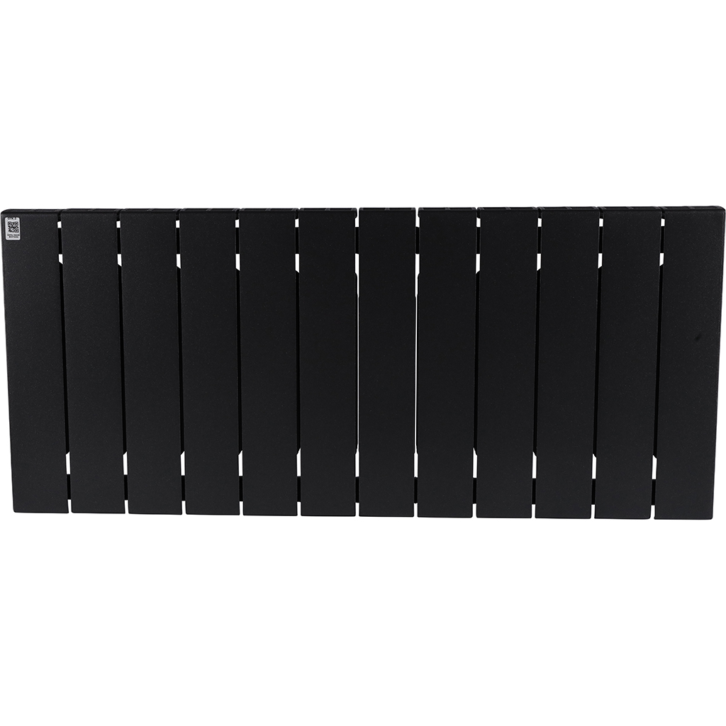 Радиатор биметаллический RIFAR SUPReMO 350 12 секций боковое подключение (Цвет АНТРАЦИТ), 4RS35-12-AN