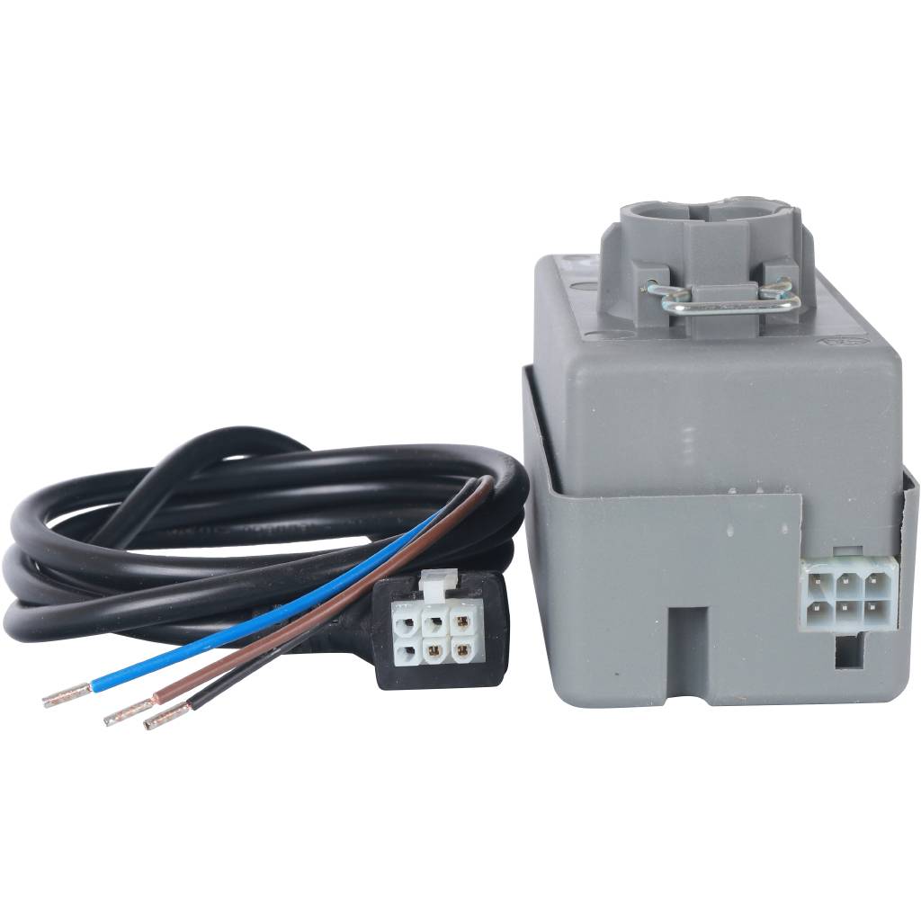 Сервопривод STOUT для 3-ходовых зональных клапанов, 230V, время движения 8 сек., 1 м, SVM-0071-230008