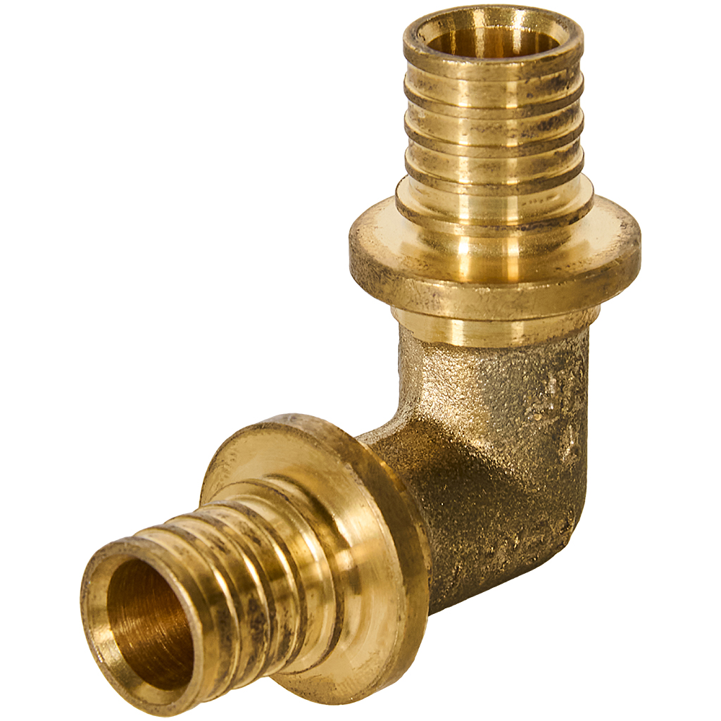 Угольник РЕХАУ 90°, 16 MX для труб из сшитого полиэтилена аксиальный, 11080211001