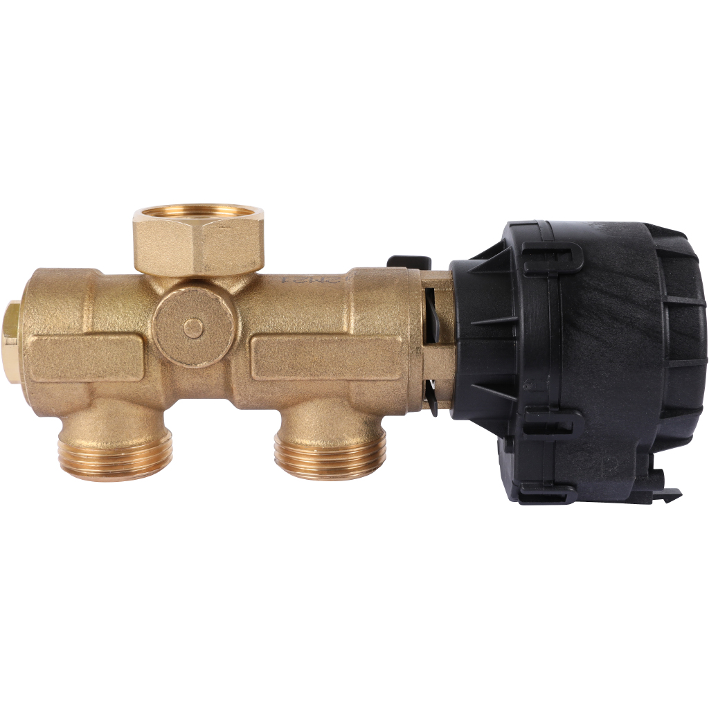 Комплект трехходового клапана STOUT для котла + бойлера 3/4 Kvs 4,4 м3/ч, SFB-0001-000001