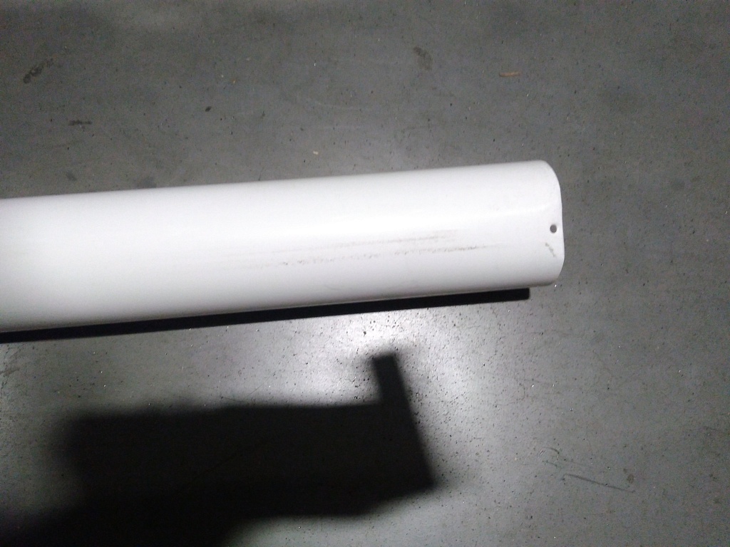 Уцененный товар (потертости, вмятина): *SCA-0080-002000 STOUT Элемент дымохода DN80 труба 2000 мм п/м