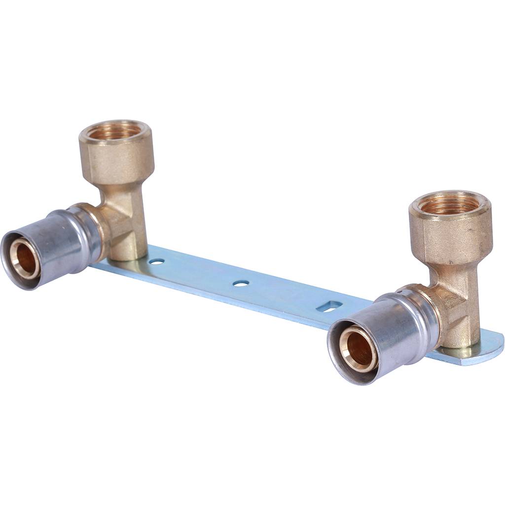 Настенный комплект для смесителя STOUT 1/2 x20 для металлопластиковых труб прессовой, SFP-0013-001220