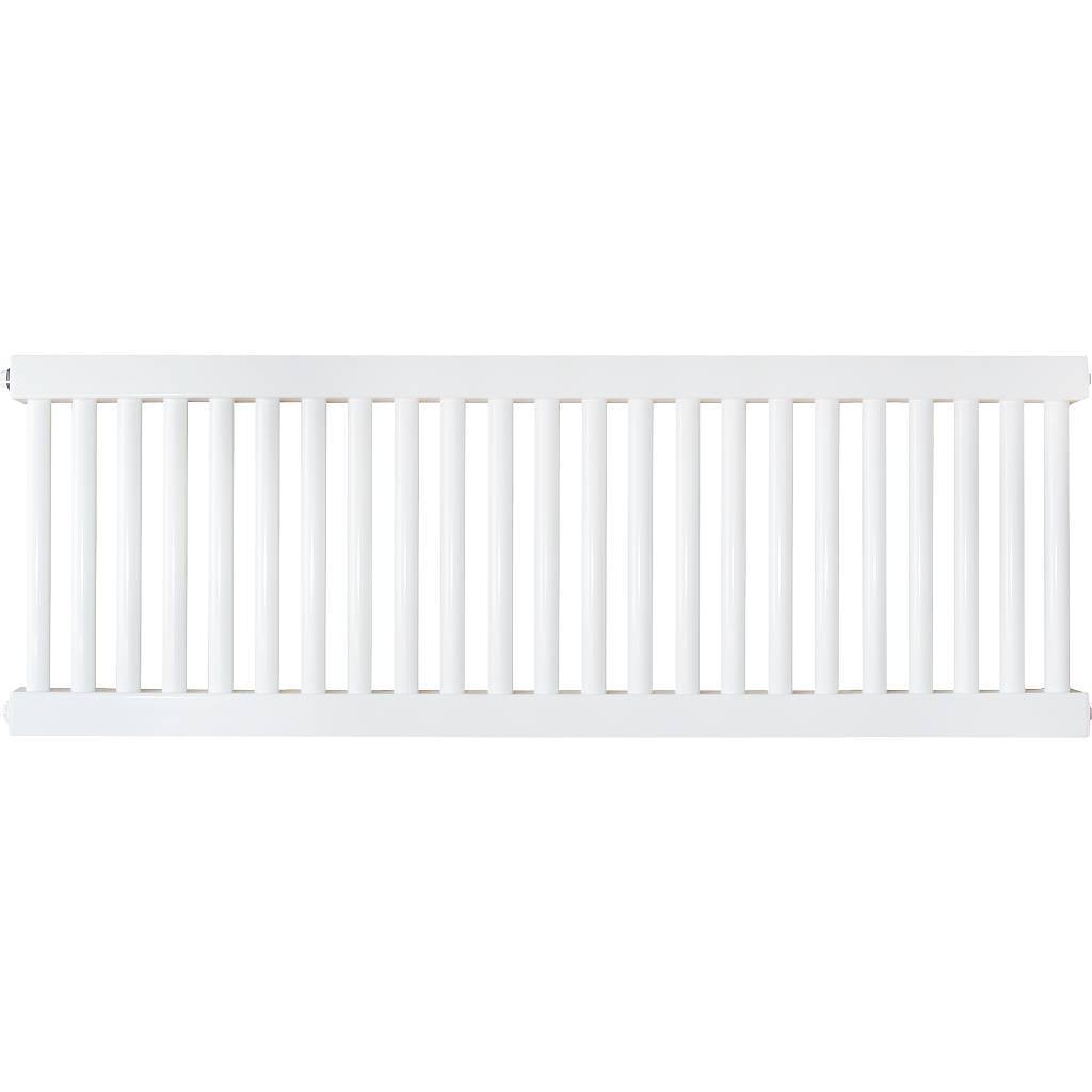 Трубчатый стальной радиатор КЗТО РС 1-500-23 секции 1/2 боковое подключение RAL9010, РС15002312RAL9010