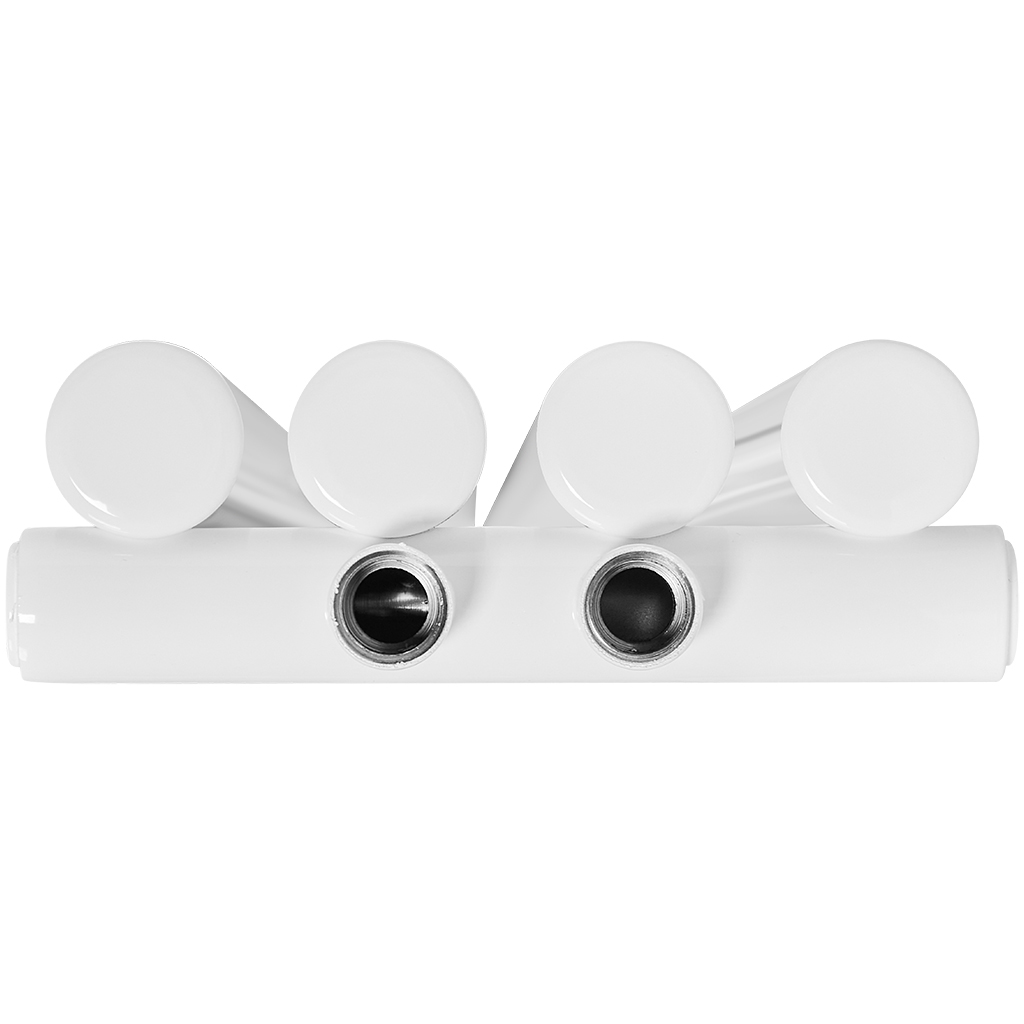 Стальной трубчатый радиатор STOUT TUBE ROUND нижнее правое подключение 4 секции R40 1-1750-4 RT, STR40117504RT