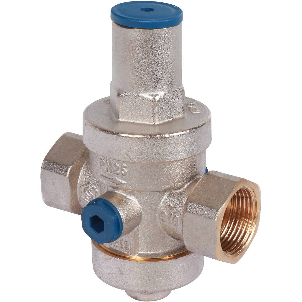 STOUT  Редуктор давления PN25 вн/вн 3/4  с выходом под манометр, SVS-1008-000020