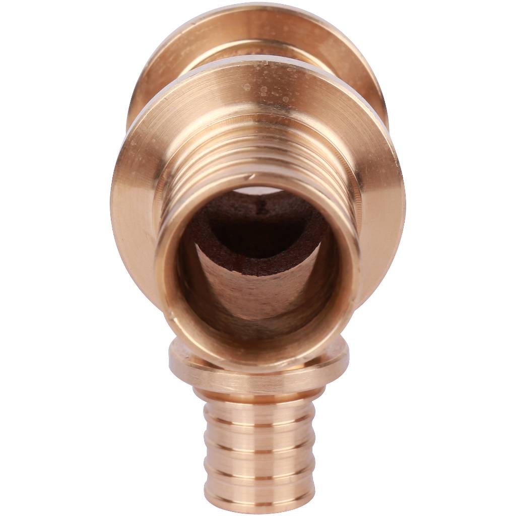 Тройник РЕХАУ RAUTITAN PLATINUM с уменьшенным боковым проходом 32-20-32 RX для труб из сшитого полиэтилена аксиальный, 14564581001