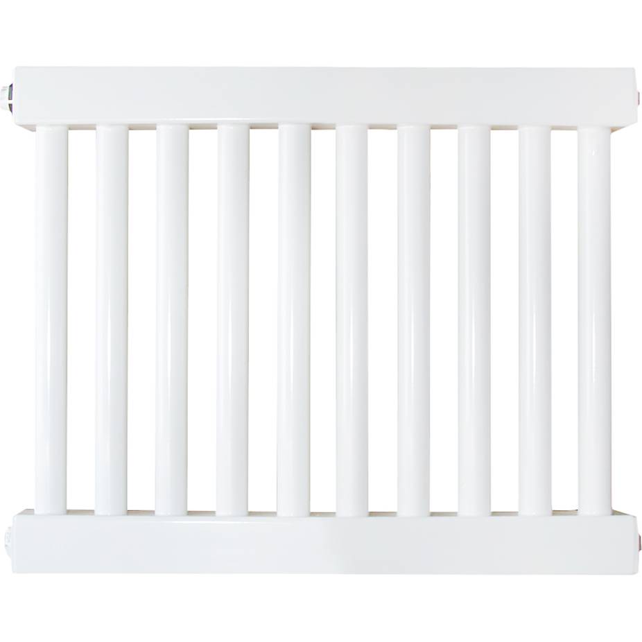 Трубчатый стальной радиатор КЗТО РС 1-500-10 секций 1/2 боковое подключение RAL9010, РС15001012RAL9010