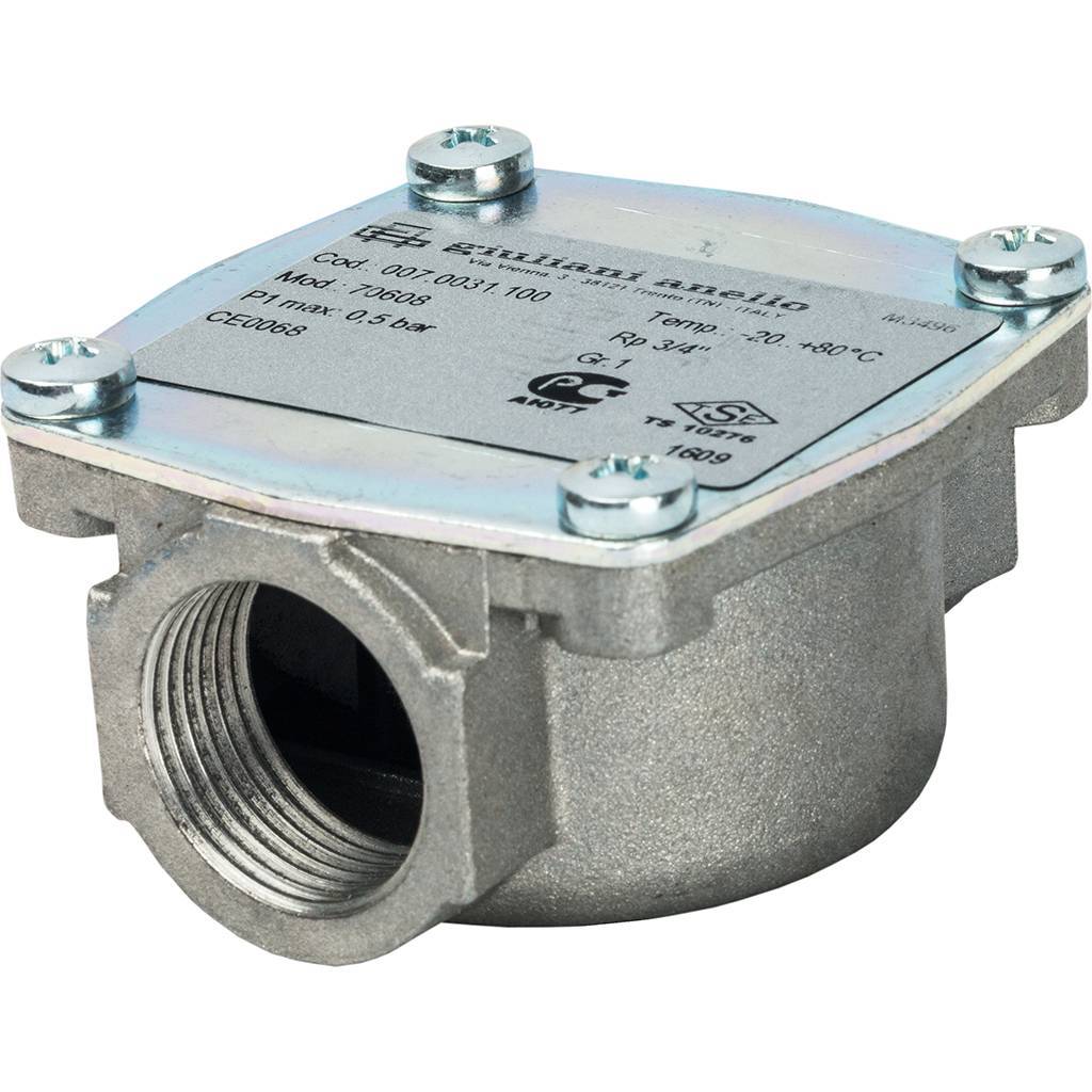 Фильтр газовый Watts 3/4  FG 20 comp ( до 0,5 бар, для настенных котлов ), 10021071