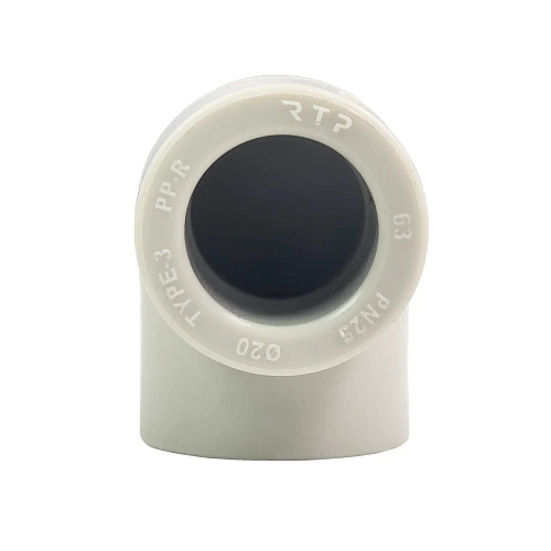 Угольник PPR  20х90, PN25 серый, РТП