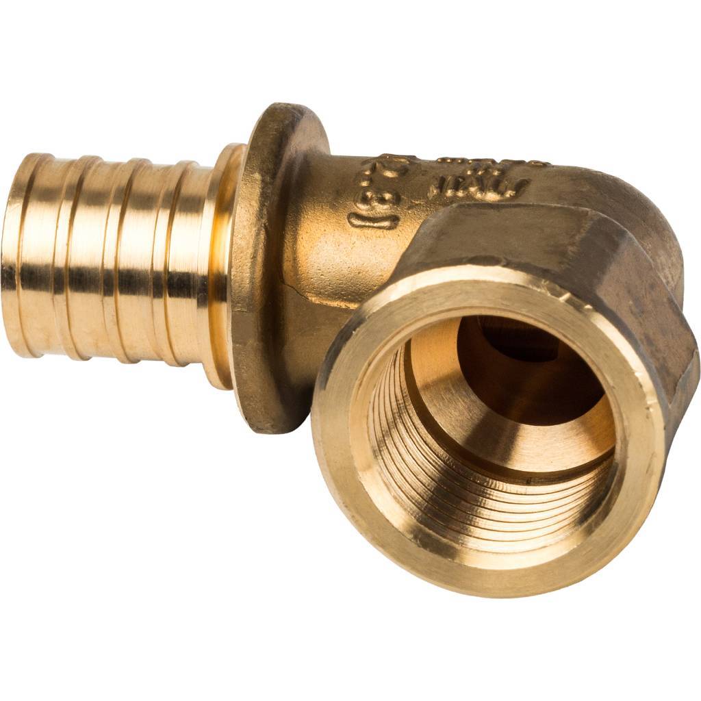 Угольник-переходник STOUT с внутренней резьбой 20xG 1/2 для труб из сшитого полиэтилена аксиальный, SFA-0006-002012