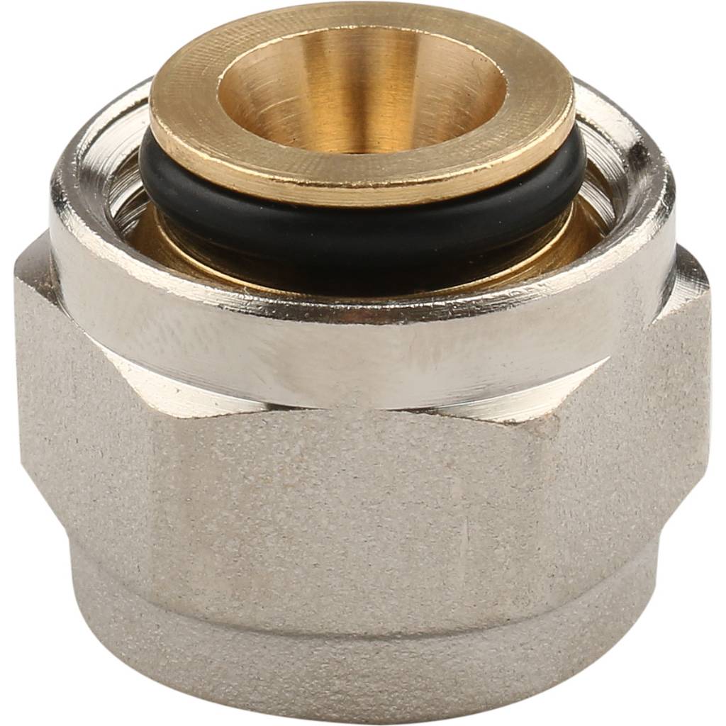 Соединитель TIEMME для металлопластиковой трубы 16*1/2, 1440001(1635N001604)