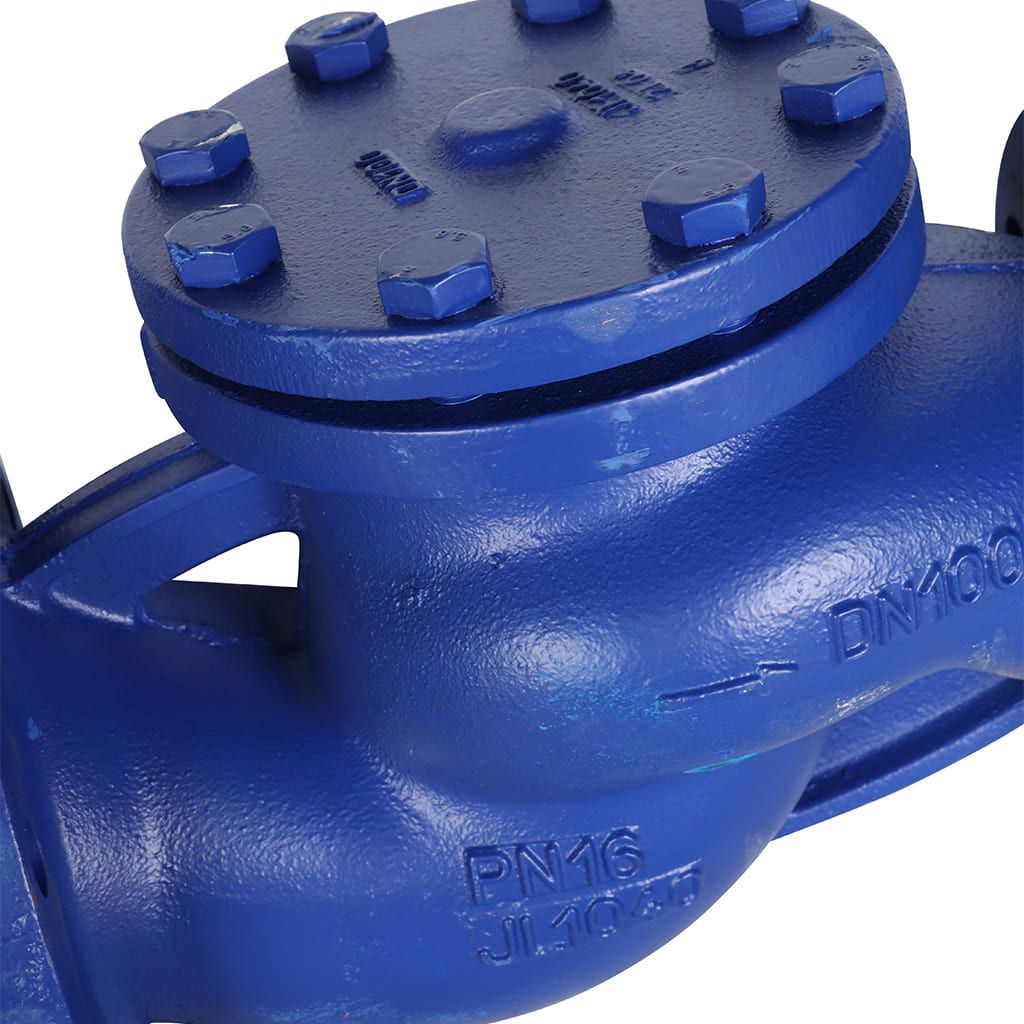 Клапан обратный подъемный ZETKAMA 287A Ду100 Ру16 фланцевый из чугуна, 287A100C31