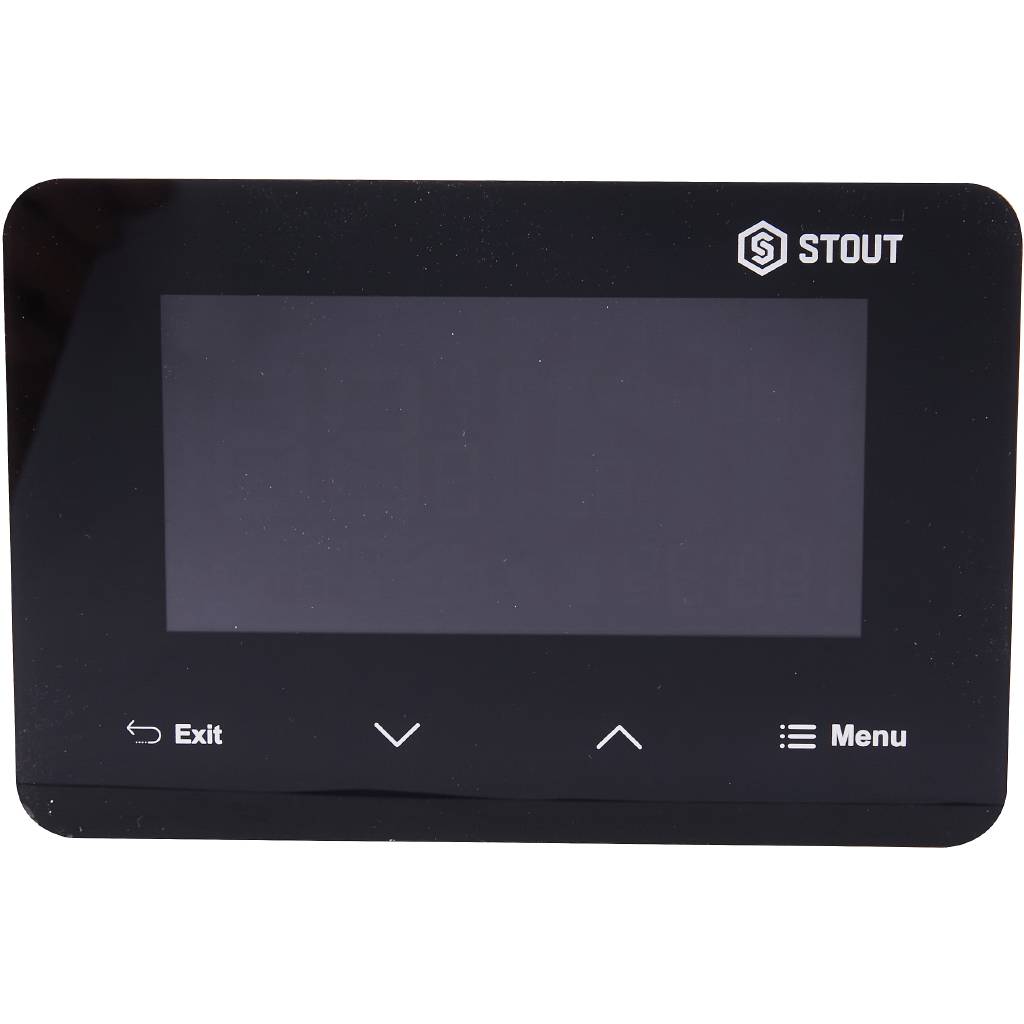 Проводной комнатный двухпозиционный регулятор STOUT ST-293v3, черный, STE-0101-029332