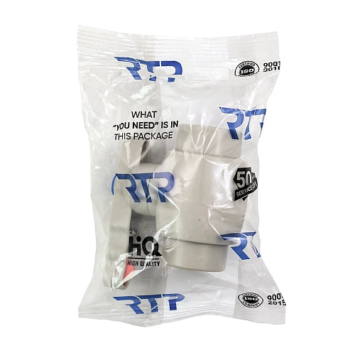 Кран шаровой полный проход PPR 25,  серый, РТП