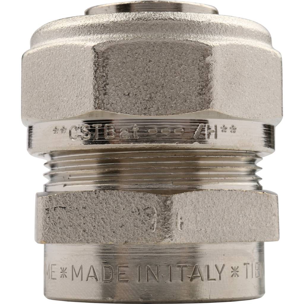 Муфта TIEMME с внутренней резьбой (26х3.0х3/4) для металлопластиковых труб винтовой, 1600021