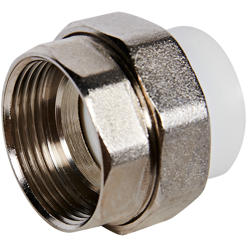 Муфта комбинированная Pro Aqua d=32-1.1/4 PP-R разъемная (американка) ВР Белая