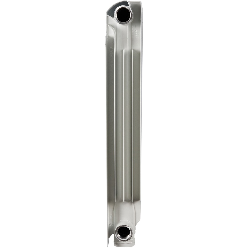 Радиатор алюминиевый STOUT ALPHA 500 10 секций боковое подключение (белый RAL 9016), SRA-2310-050010