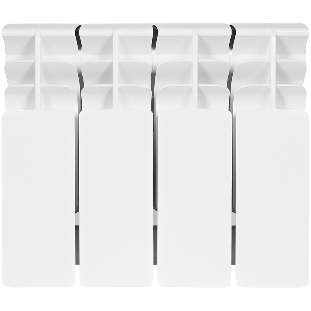 Радиатор биметаллический STOUT TITAN 200 4 секций боковое подключение (белый RAL 9016), SRB-3310-020004