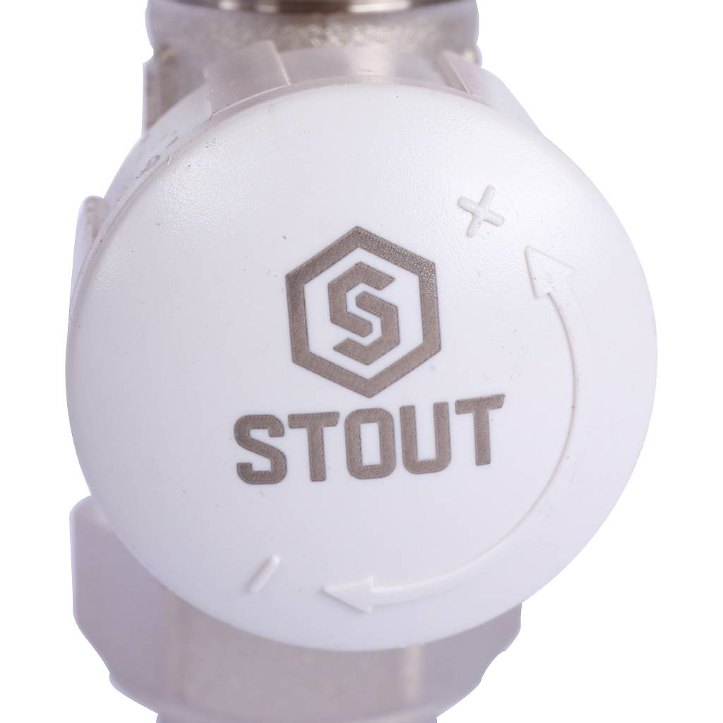 Клапан термостатический прямой STOUT 1/2 х 3/4 ЕК, SVT-0001-100015