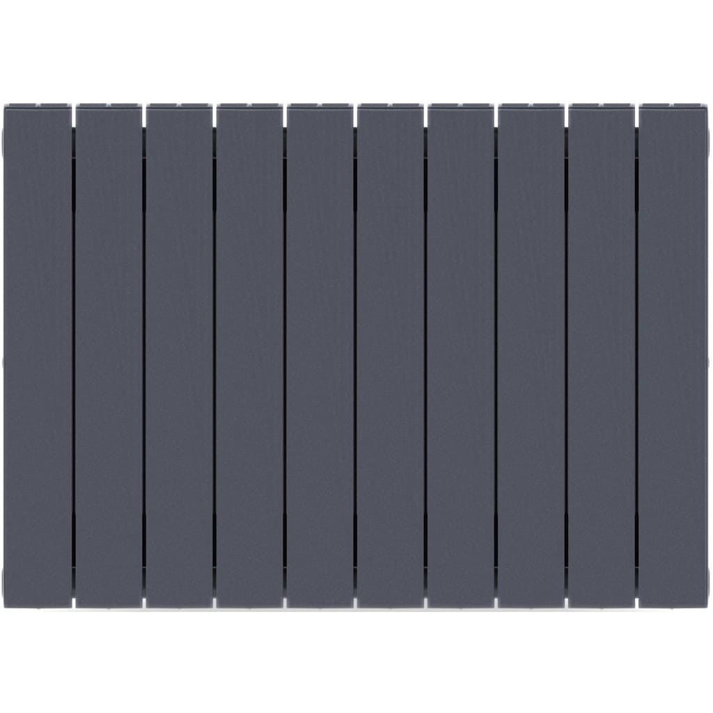 Радиатор биметаллический RIFAR SUPReMO 500 10 секций боковое подключение (ТИТАН), 4RS50-10-TI