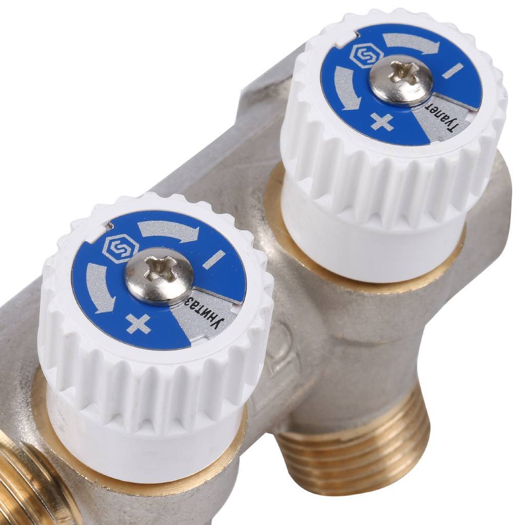 Коллектор распределительный STOUT 1 , 2 отвода 1/2