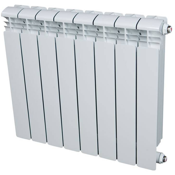 Радиатор биметаллический RIFAR BASE VENTIL 350 BVR 7 секций нижнее правое подключение (белый RAL 9016), 1RB35.VR-7