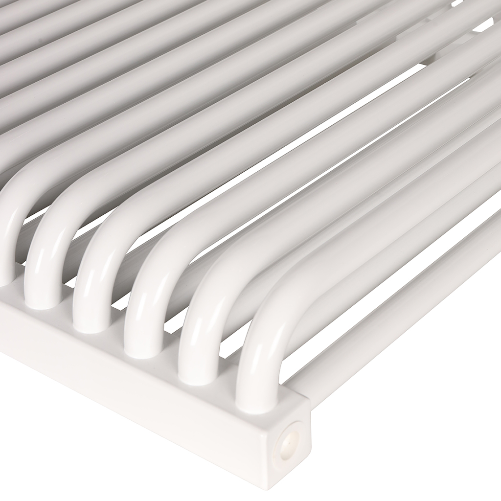 2-х трубчатый стальной радиатор ROMMER RST 2050/16 секций боковое подключение RAL9016, RST-205016-010