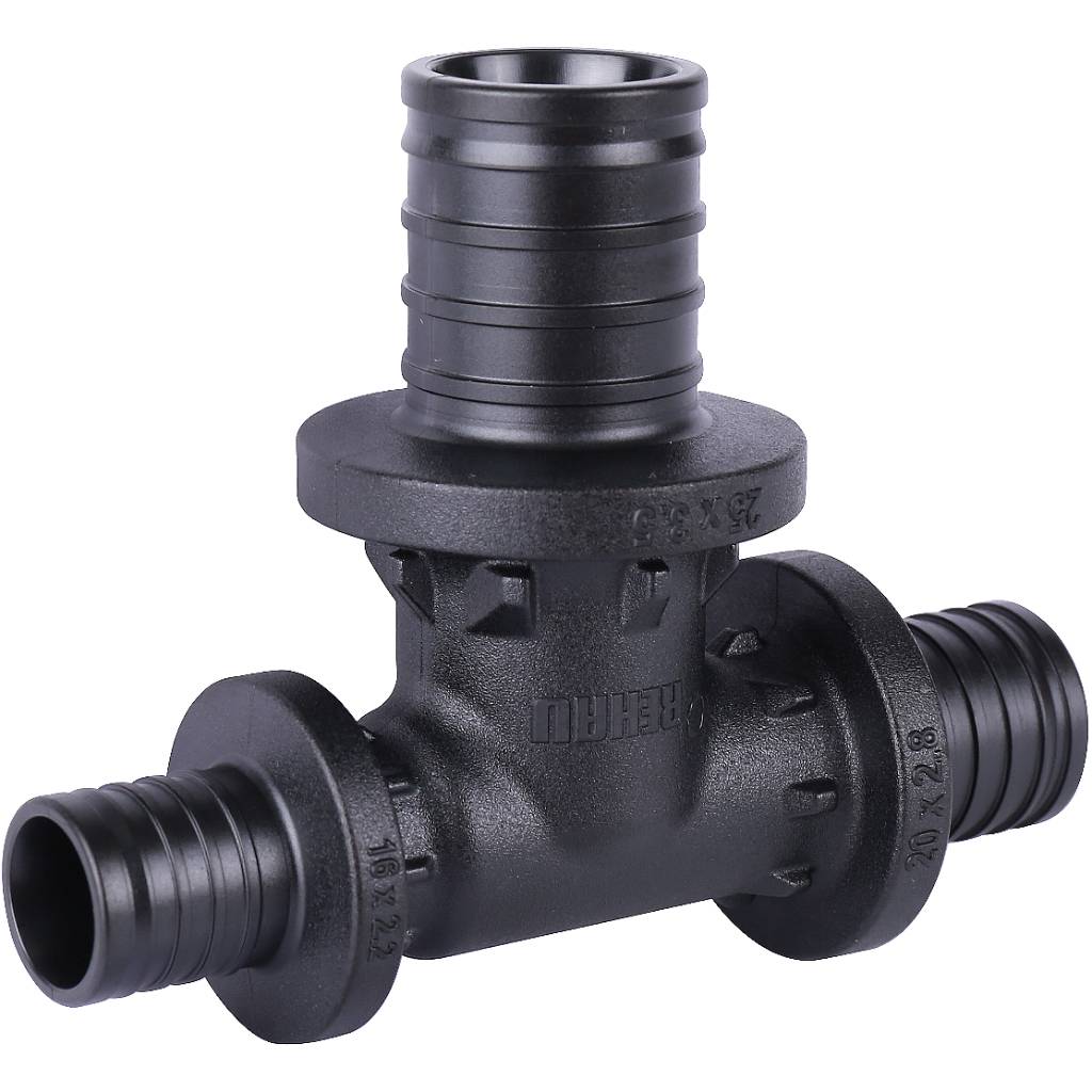 Тройник РЕХАУ RAUTITAN с увеличенным боковым проходом 20-25-16 PX, 11601031001