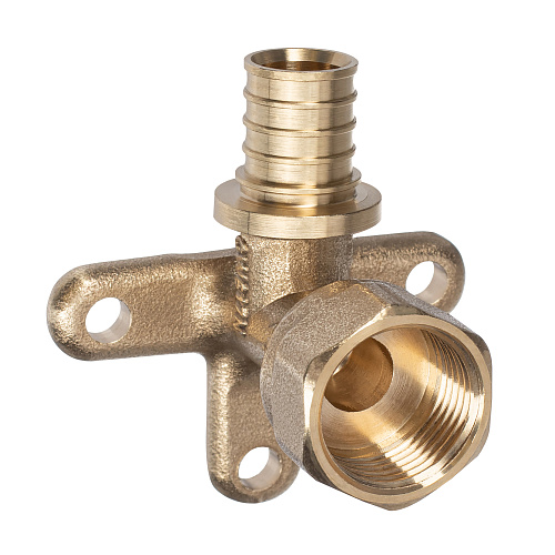 Водорозетка аксиальная, латунь, внутренняя резьба,16х1/2, желтый, RTP