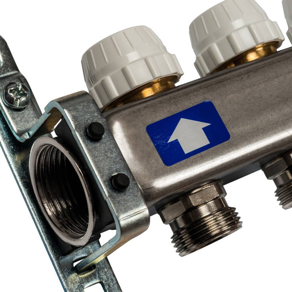 Коллектор из нержавеющей стали без расходомеров STOUT 12 выходов, SMS 0922 000012