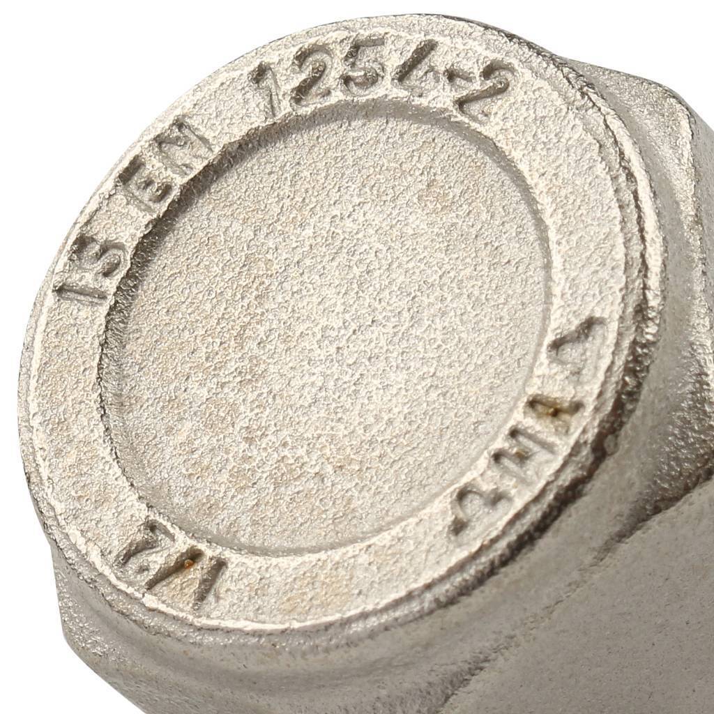 Заглушка TIEMME ВР никелированная 1/2 для стальных труб резьбовой, 1500200