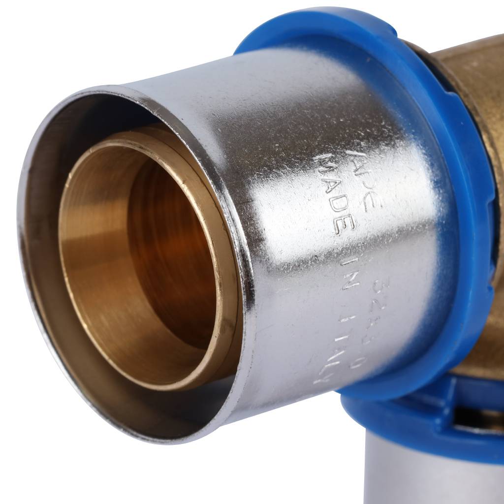 APE Угольник APE 90° 32х32 для металлопластиковых труб прессовой, ARL3200440