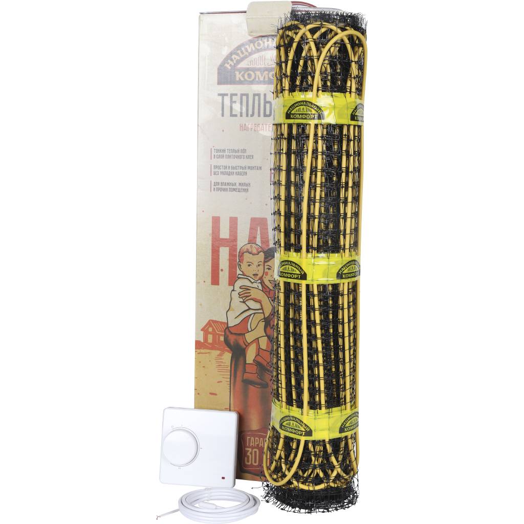 Мат нагревательный Теплолюкс Национальный комфорт 2НК 450 Вт/3,0 кв.м, 2228659