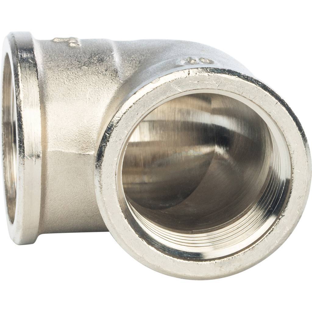 Угольник STOUT ВВ никелированный 1, SFT-0014-000001