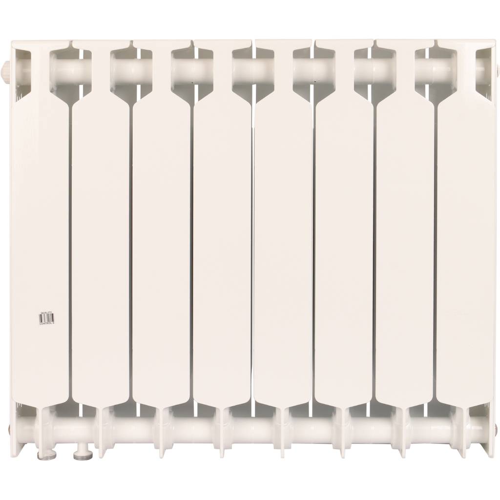 Радиатор биметаллический RIFAR SUPReMO VENTIL 500 SVR 8 секций нижнее правое подключение (белый RAL 9016), 4RS50.VR-8