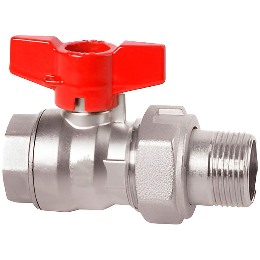 Кран шаровой Cimberio 346/16 1 серии Т16 полнопроходной с разъемным соединением PN50 BН бабочка, CIM 346/16 1