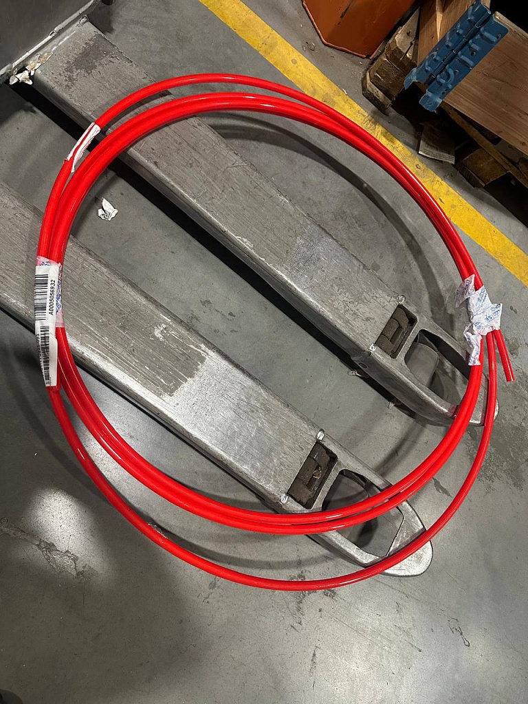 Уцененный товар (отрезок): Труба из сшитого полиэтилена ROMMER PEX с кислородным слоем, красная, 16х2,0 (бухта 500 метров), RPX-0002-501620