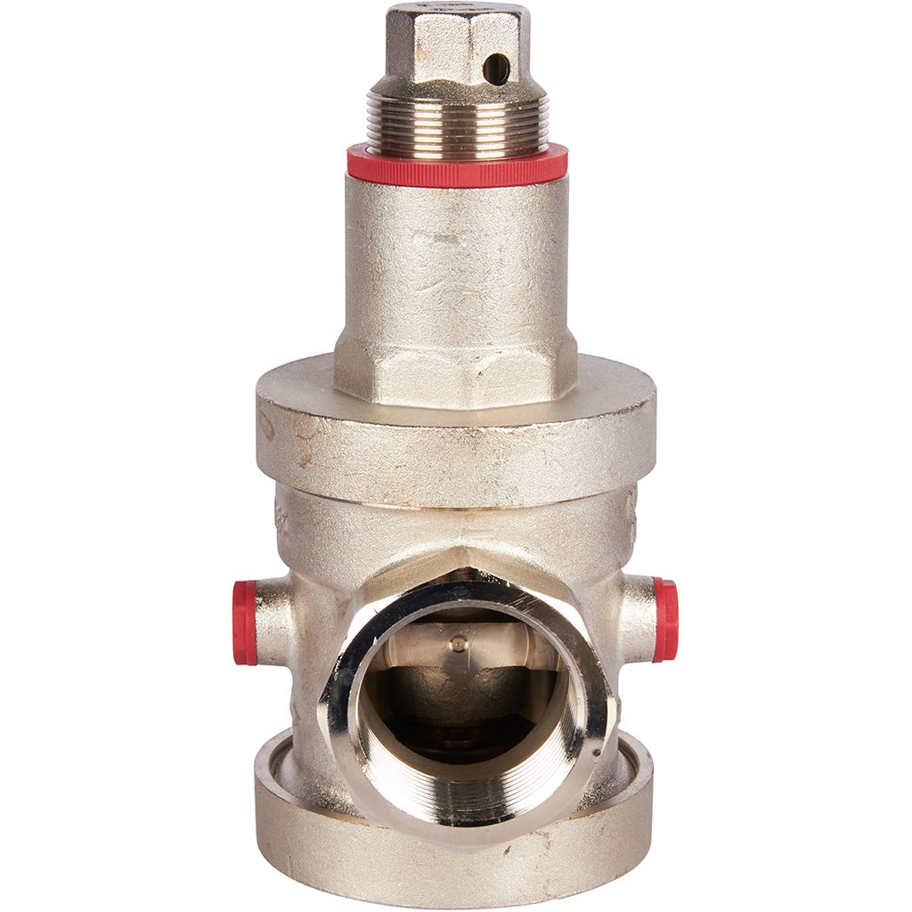 Редуктор давления ROMMER PN25 вн/вн 1 1/4  с выходом под манометр, RVS-0008-000032