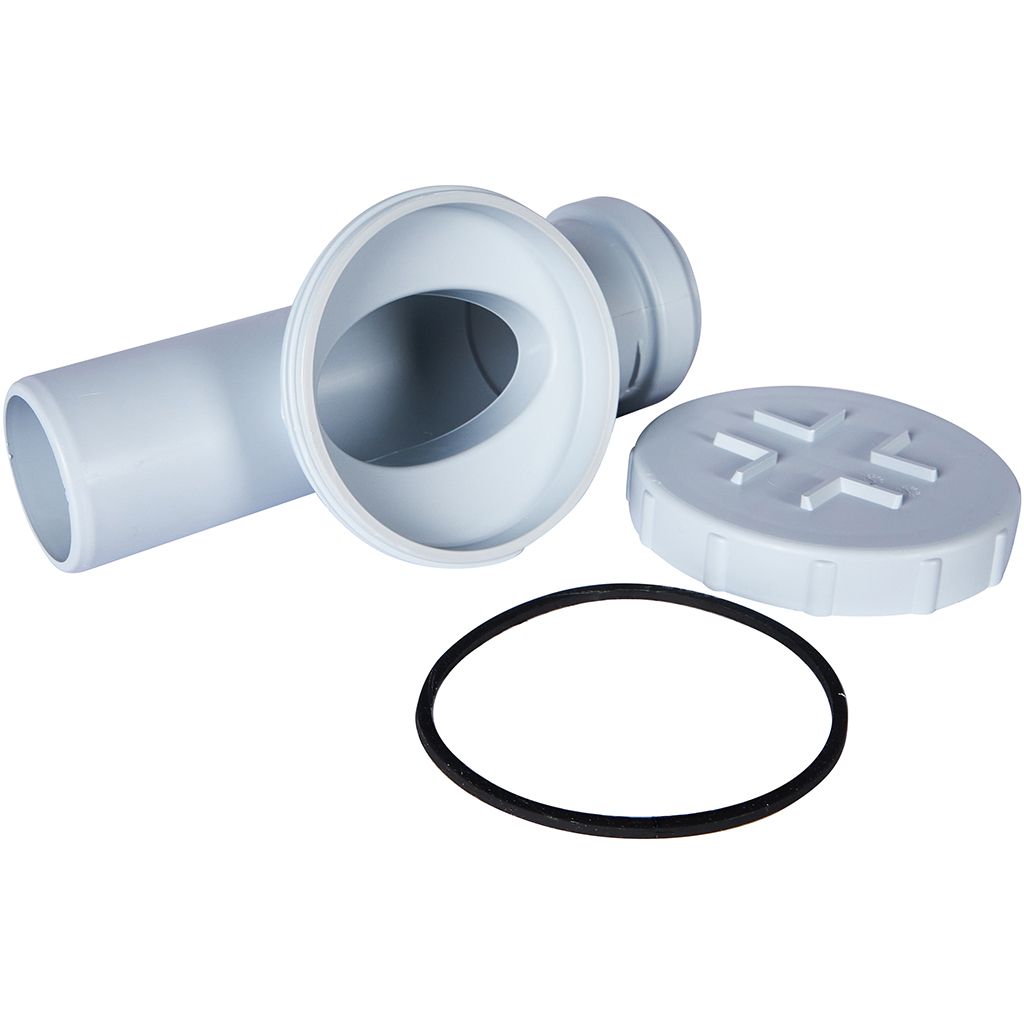 Ревизия с круглой крышкой канализационная бесшумная STOUT D58, SKB-0014-000058