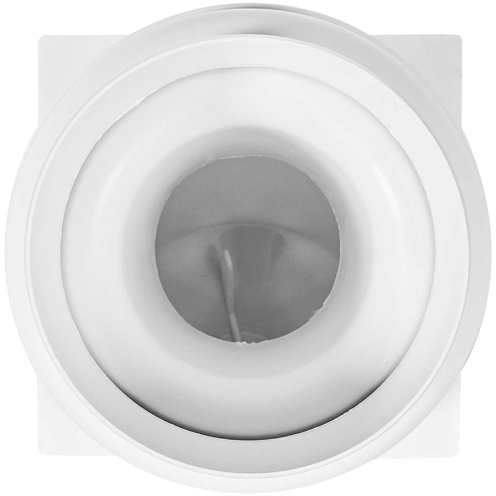 Трап регулируемый, прямой Sinikon металлическая решетка 150*150 (Белый) D110, 15.D.110.R.М.B