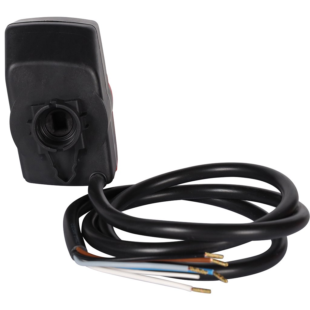 Трехходовой зональный клапан STOUT SVM-0170 с сервоприводом 230V и кабелем 1м НР 1