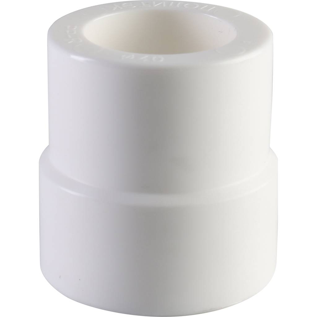 Муфта переходная внутр./наруж. Политэк 40х32 для полипропиленовых труб под сварку (цвет белый), 9200004032