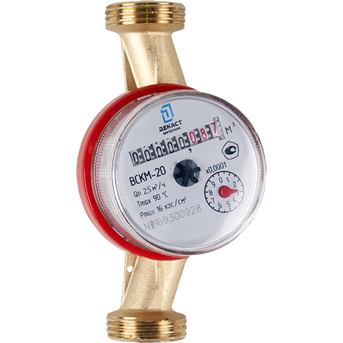 Счетчик воды Декаст ВСКМ-20 Decast, 72-20-243