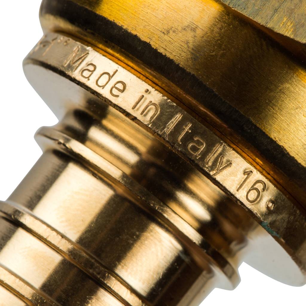 Переходник STOUT с накидной гайкой 25xG 1 для труб из сшитого полиэтилена аксиальный