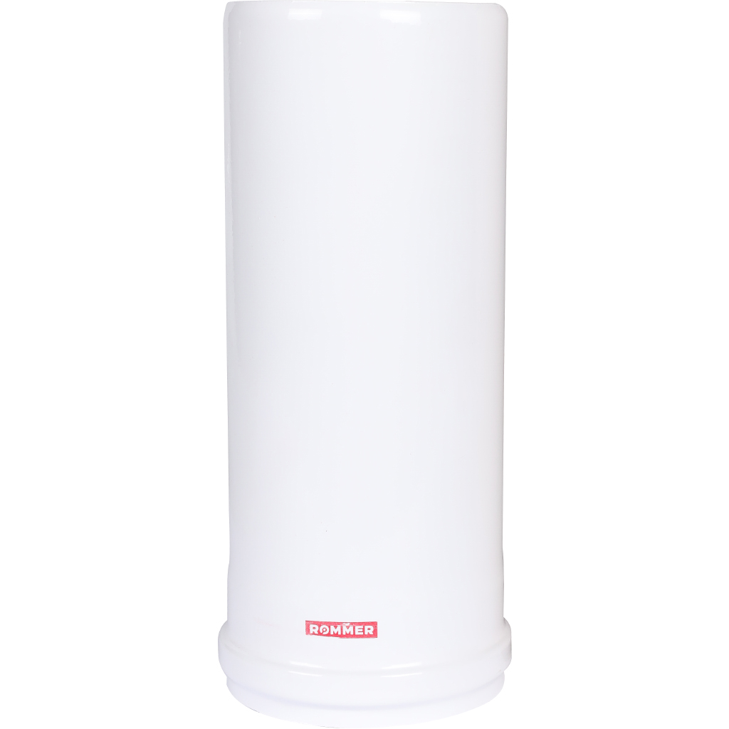 Удлинитель дымохода утепленный традиционный ROMMER D80(п-м), L250 (газоход до 185 градусов), RCA-0080-800250