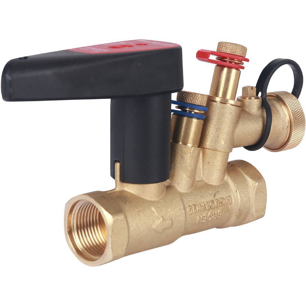 Клапан балансировочный БРОЕН Venturi FODRV DN 020 PN 25 ручной стандартной пропускной способности с дренажем, 588211